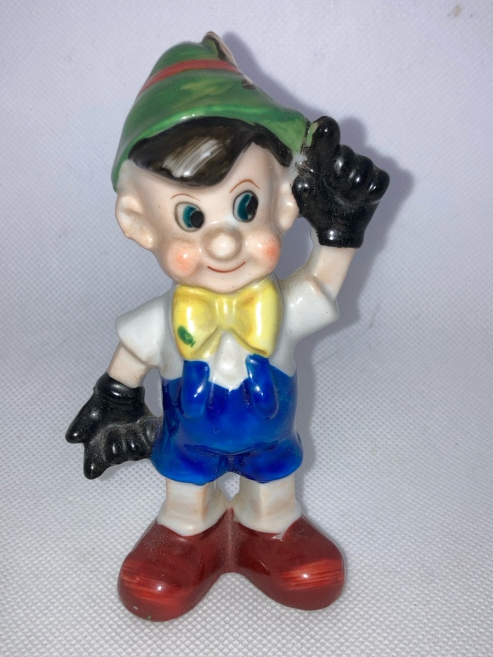 Vintage Pinocchio figurine @4.5x2 in made in Occupied Japan (1945-52)